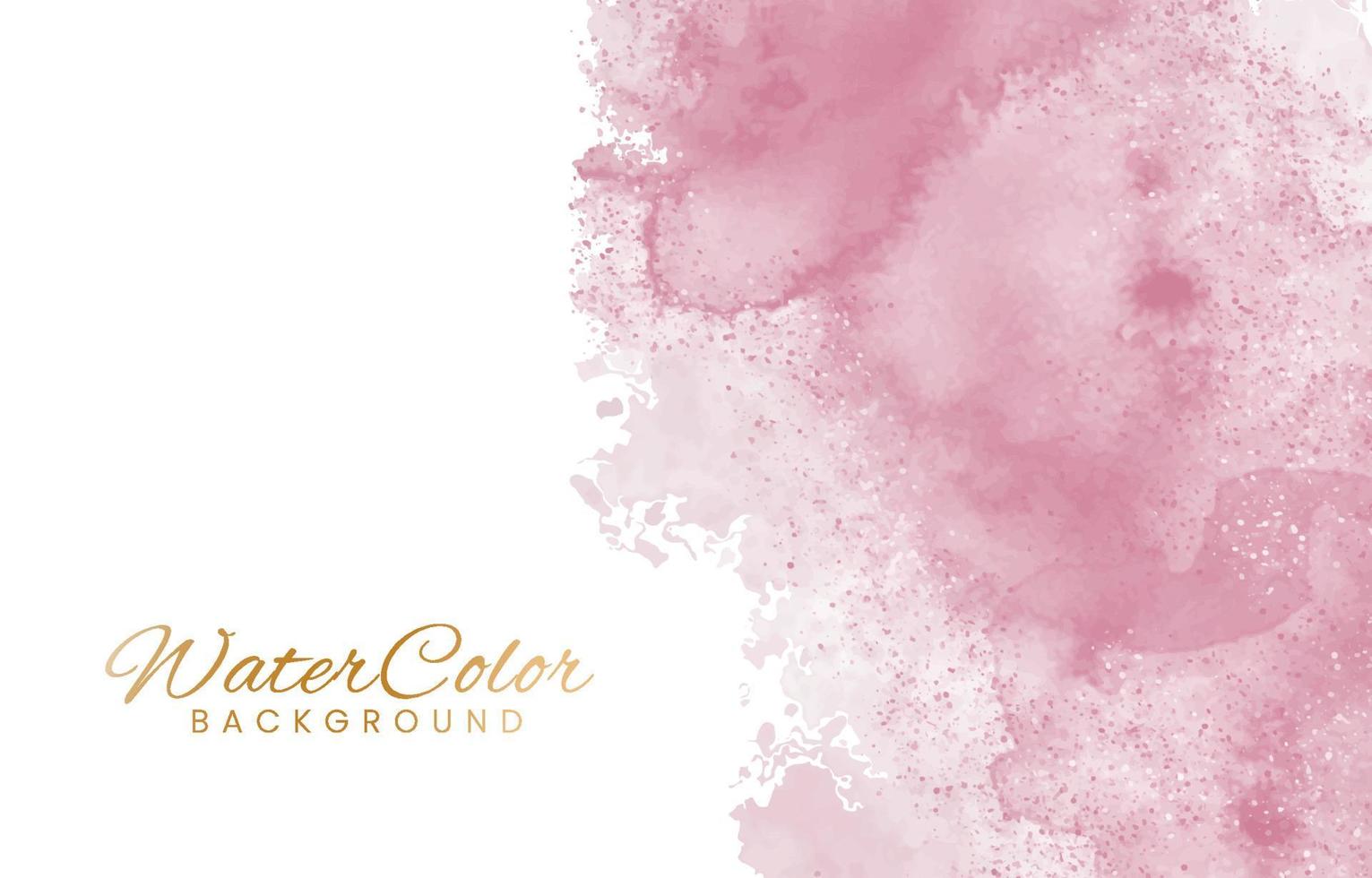 Abstract colorful watercolor for background. vector