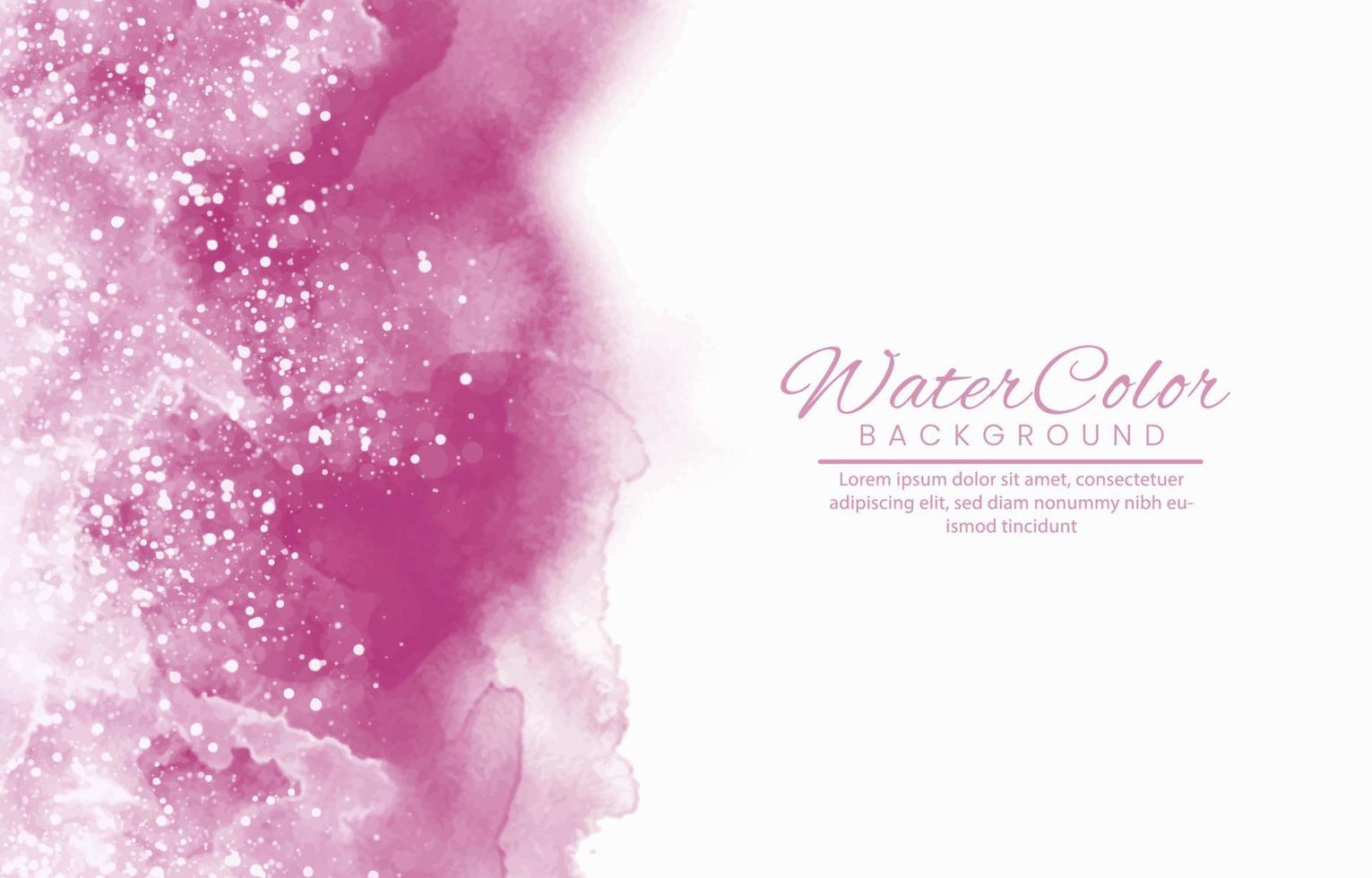 Abstract colorful watercolor for background. vector