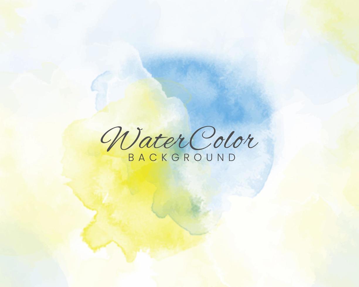 Abstract colorful watercolor for background. vector