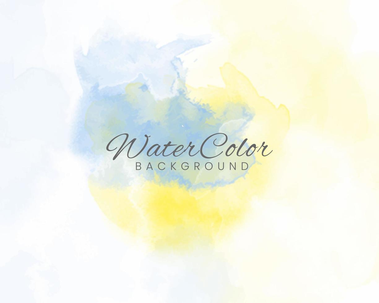 Abstract colorful watercolor for background. vector