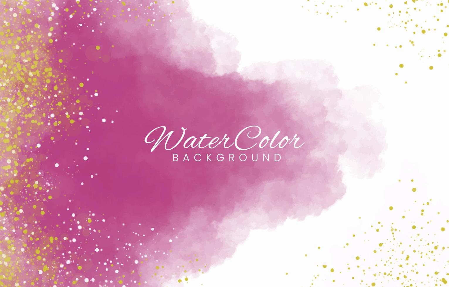 Abstract colorful watercolor for background. vector