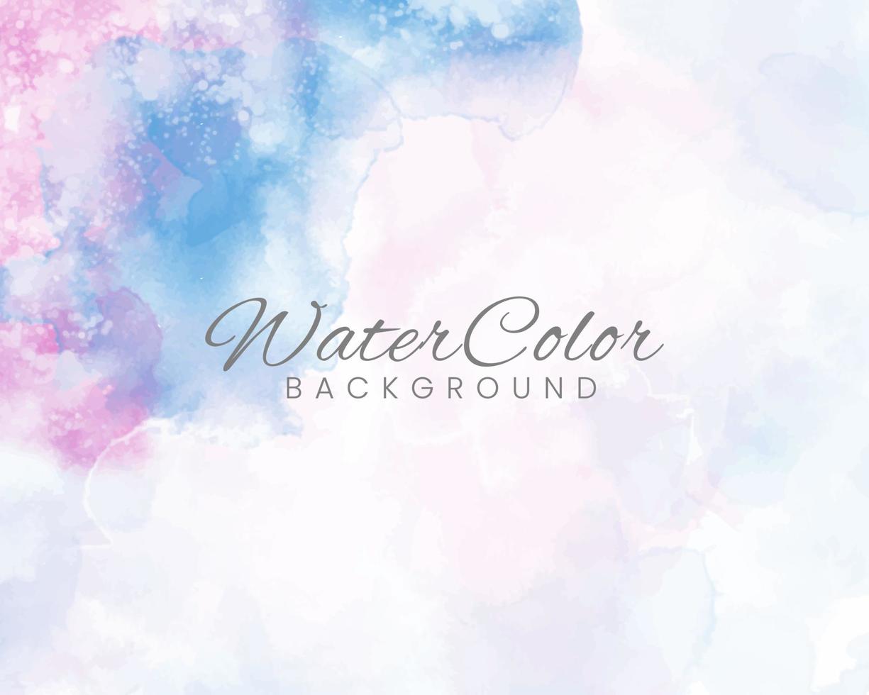 Abstract colorful watercolor for background. vector