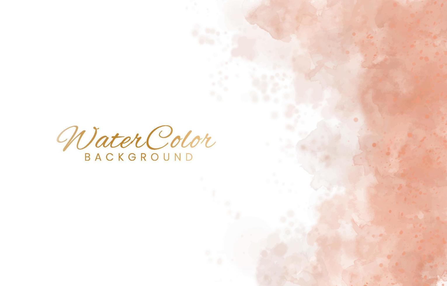 Abstract colorful watercolor for background. vector