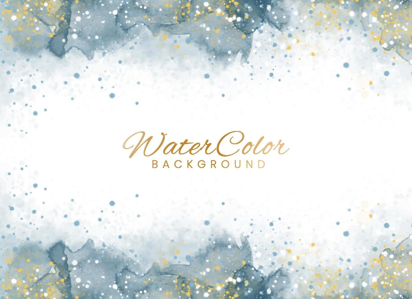 Abstract colorful watercolor for background. vector