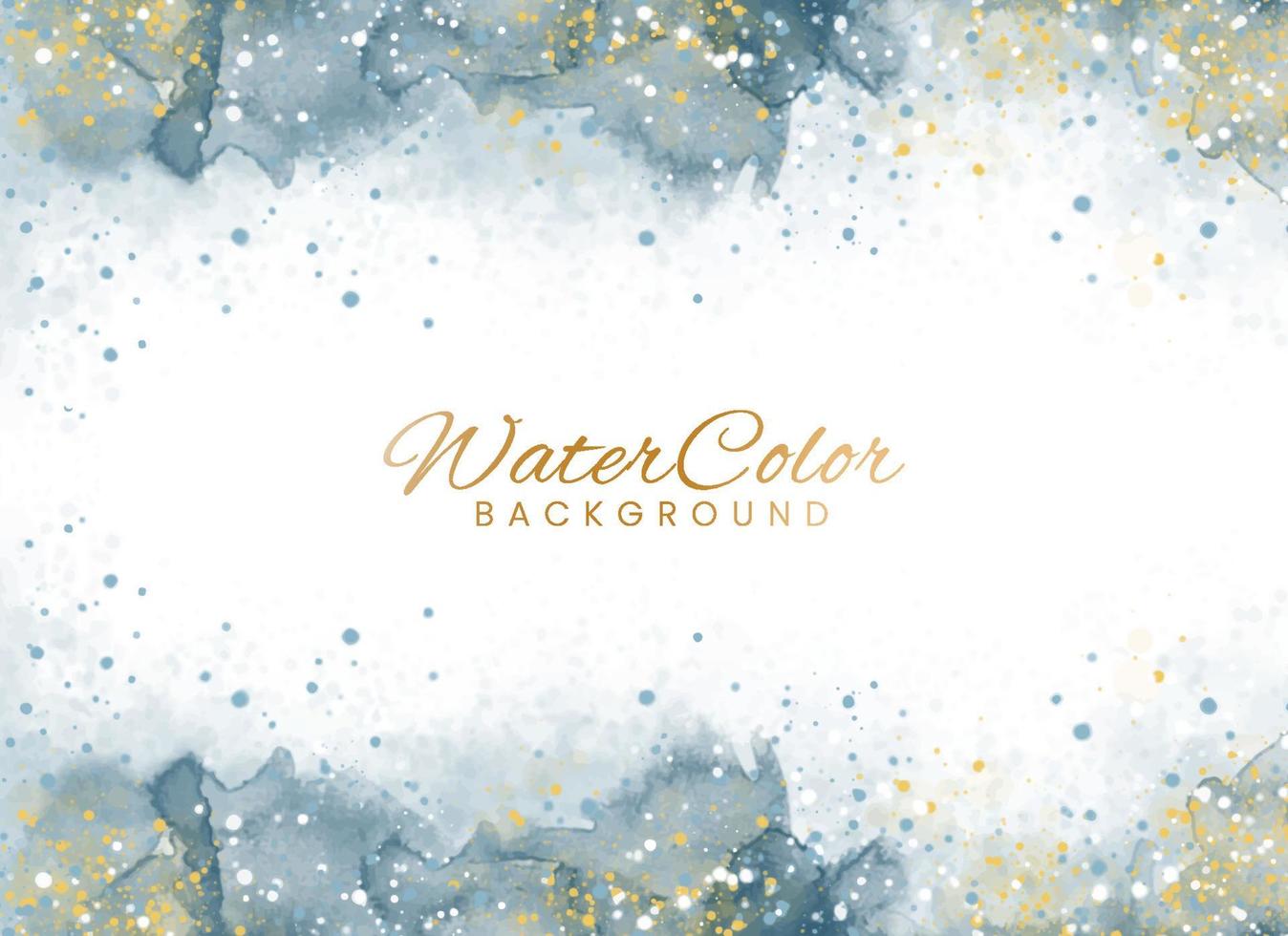 Abstract colorful watercolor for background. vector