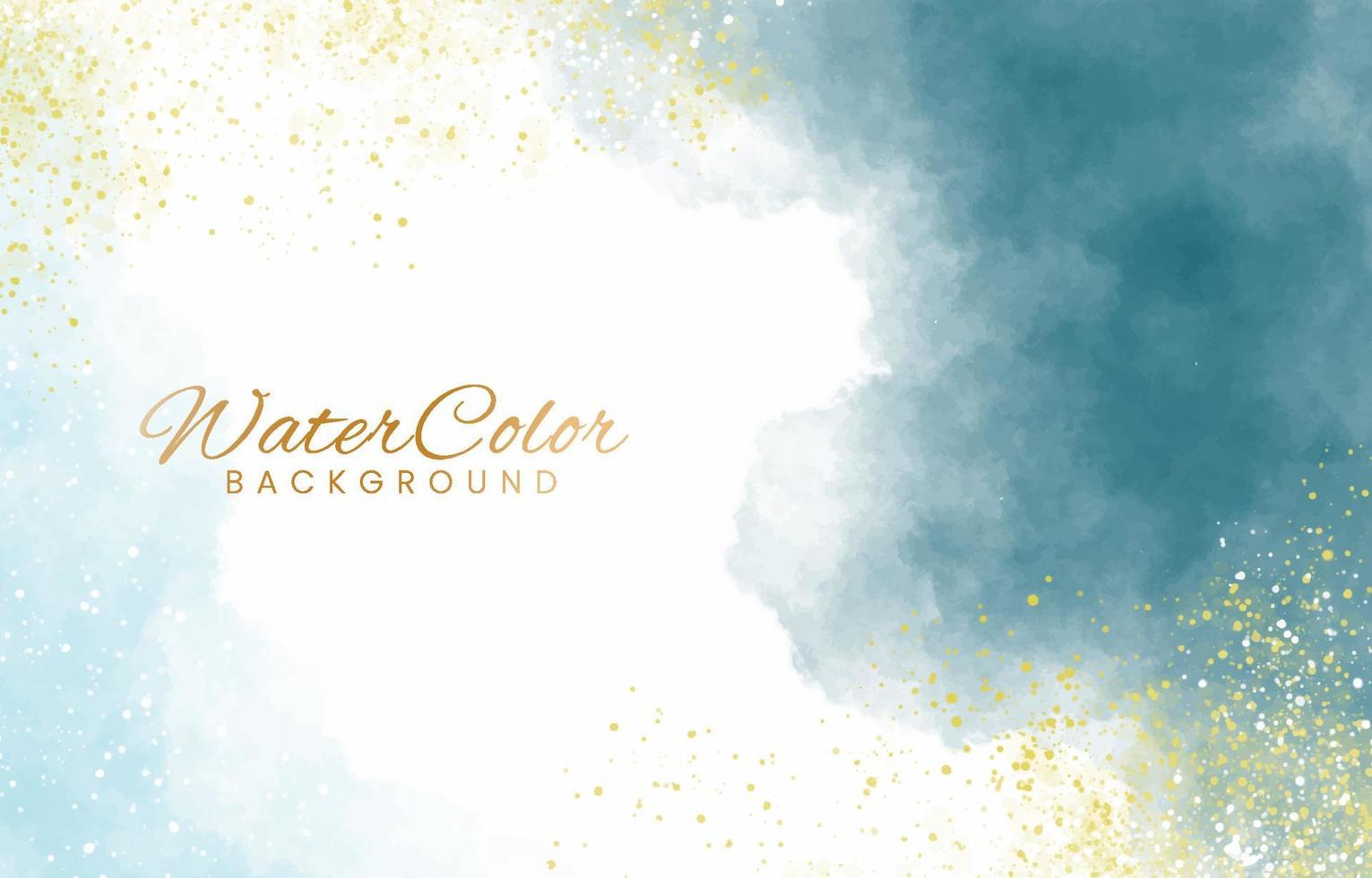 Abstract colorful watercolor for background. vector