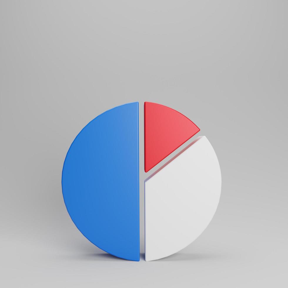 Pie Chart 3D Artwork photo