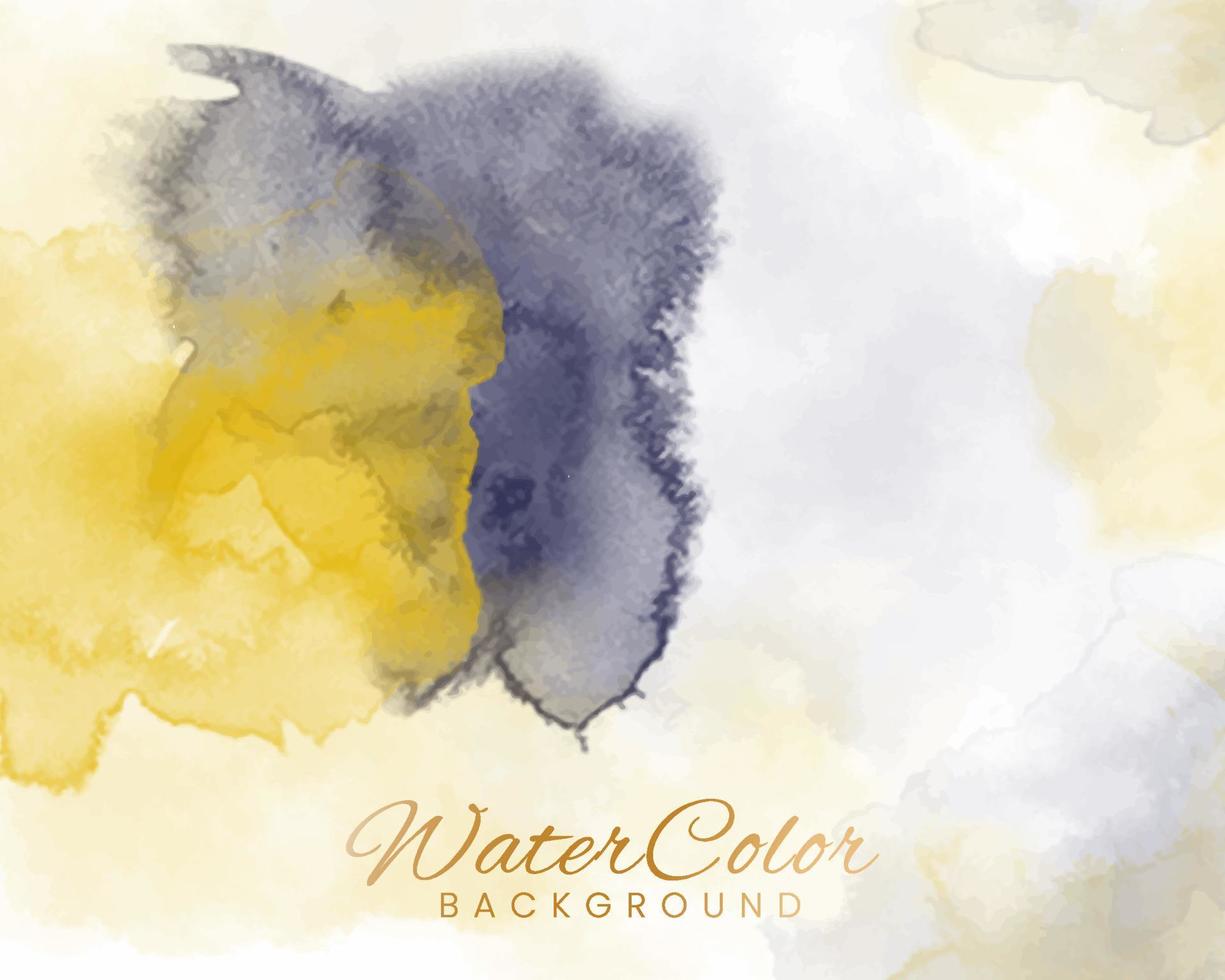 Abstract colorful watercolor for background. vector