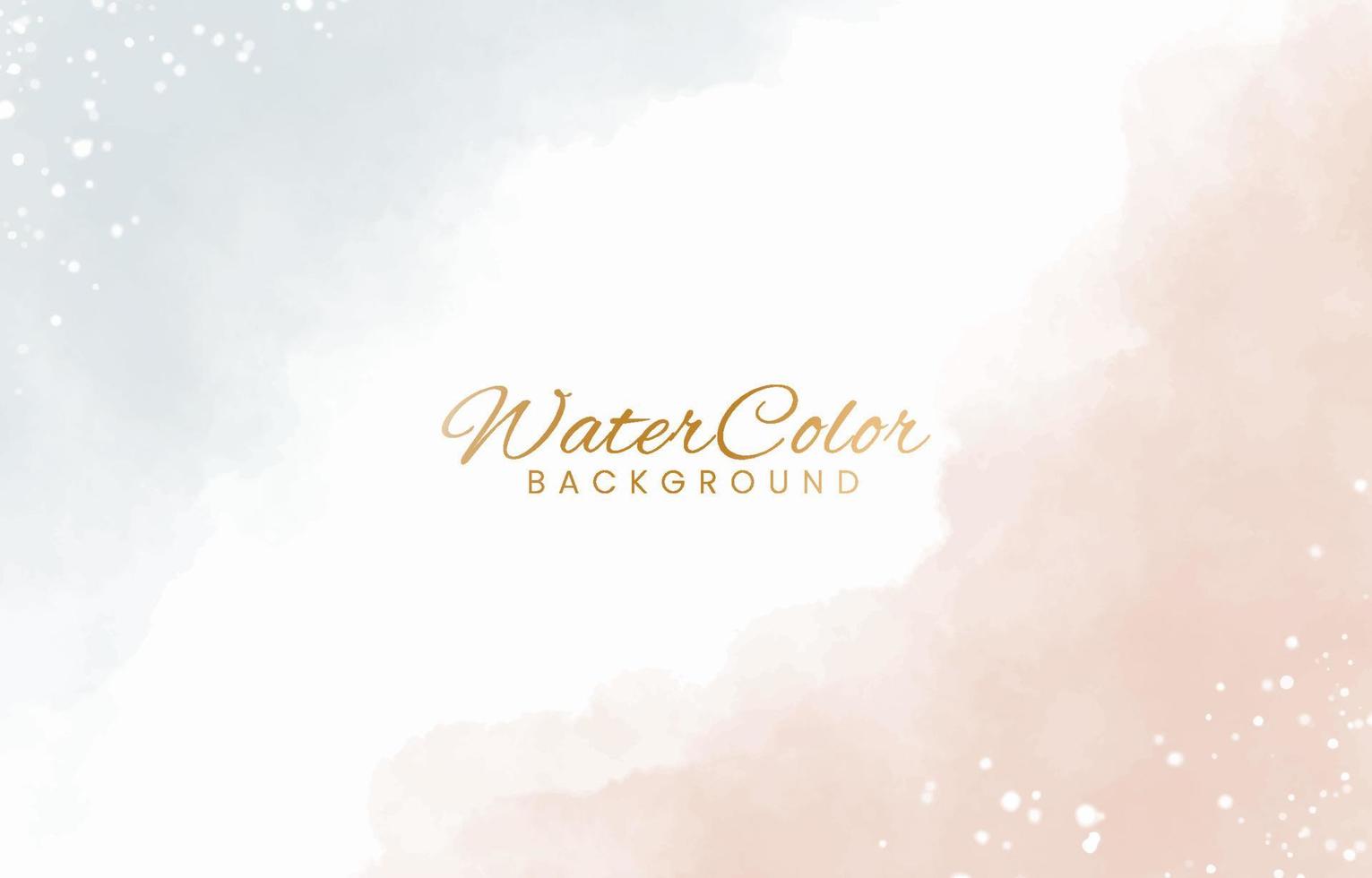 Abstract colorful watercolor for background. vector