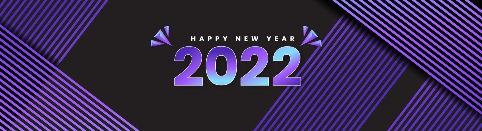 Calendar header 2022 number on colorful abstract color paint brush strokes background. Happy 2022 new year colorful background. vector