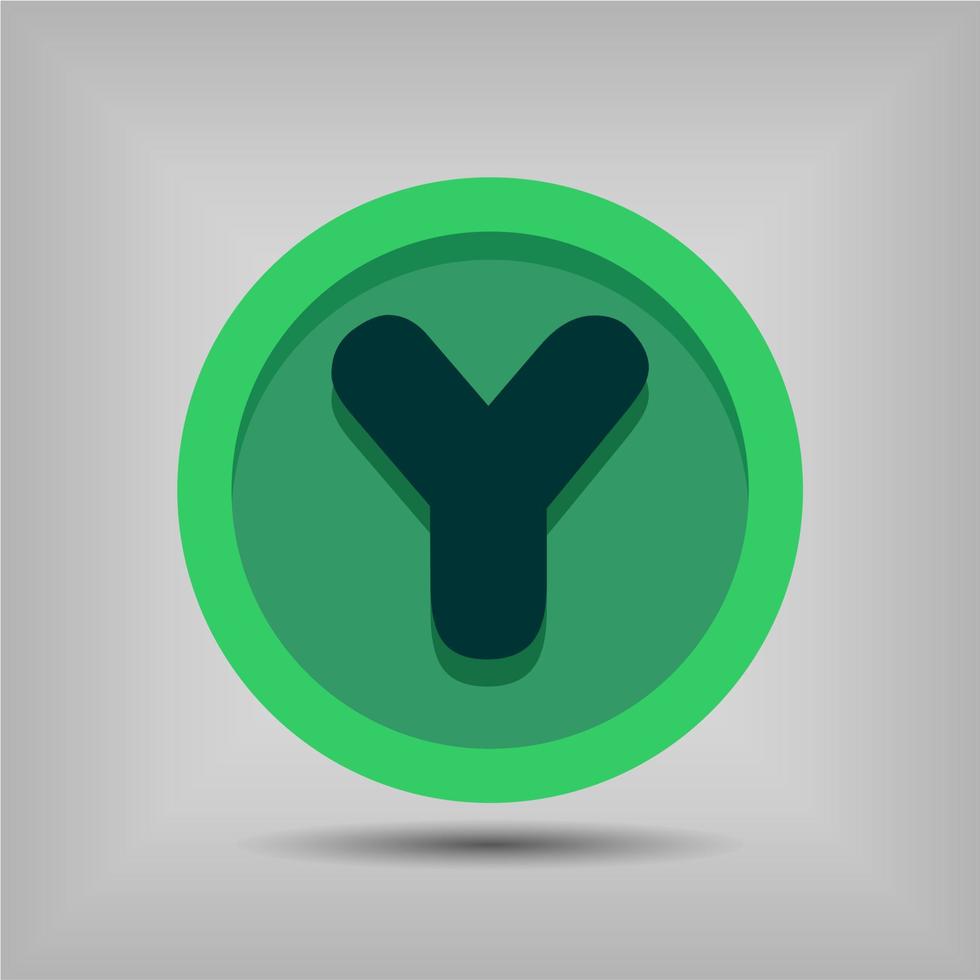 Letter font icon and logo template. New design and elegant typographic concept. Multy Colour. File EPS. vector