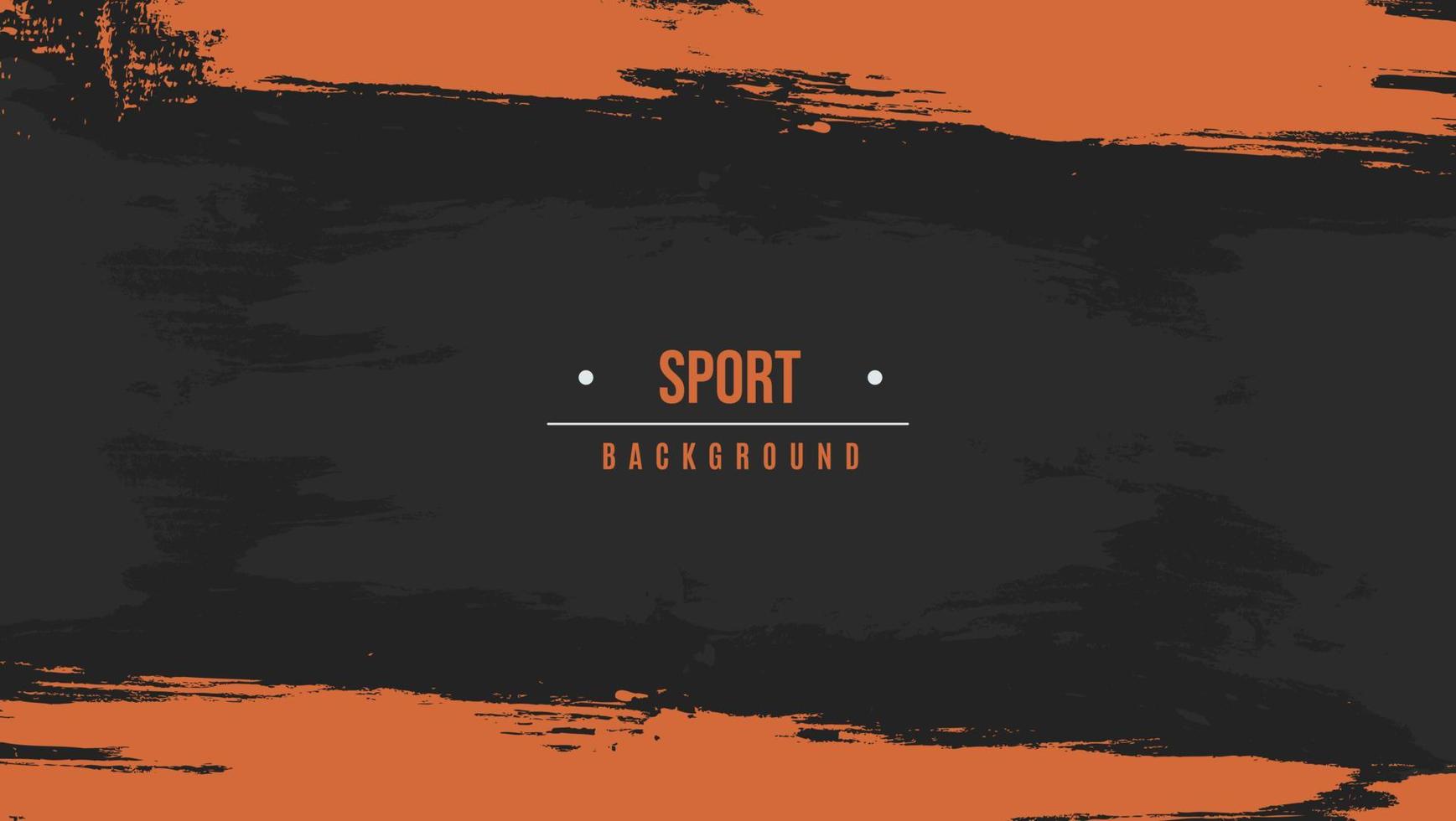 Minimal Sport Abstract Orange Frame Scratch Grunge Texture In Gray Background vector