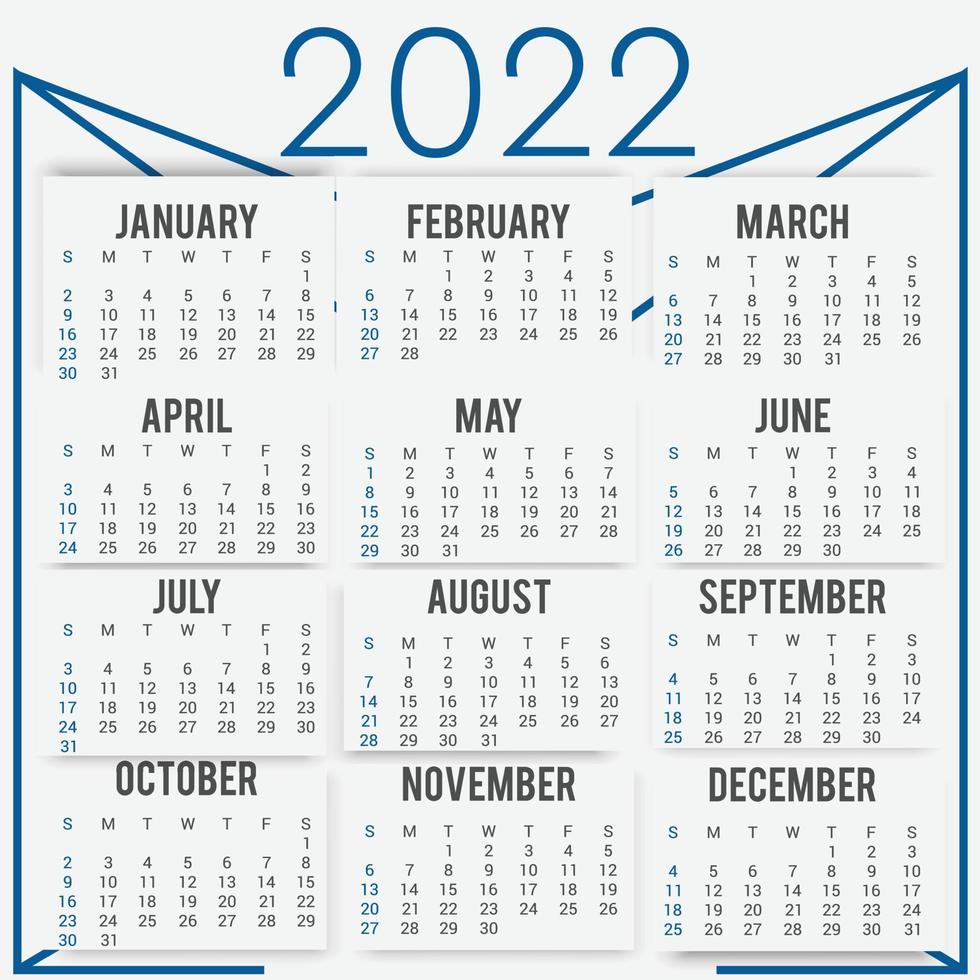 Yearly Calendar Template 3777485 Vector Art at Vecteezy Yearly Calendar Template 3777485 Vector Art at Vecteezy