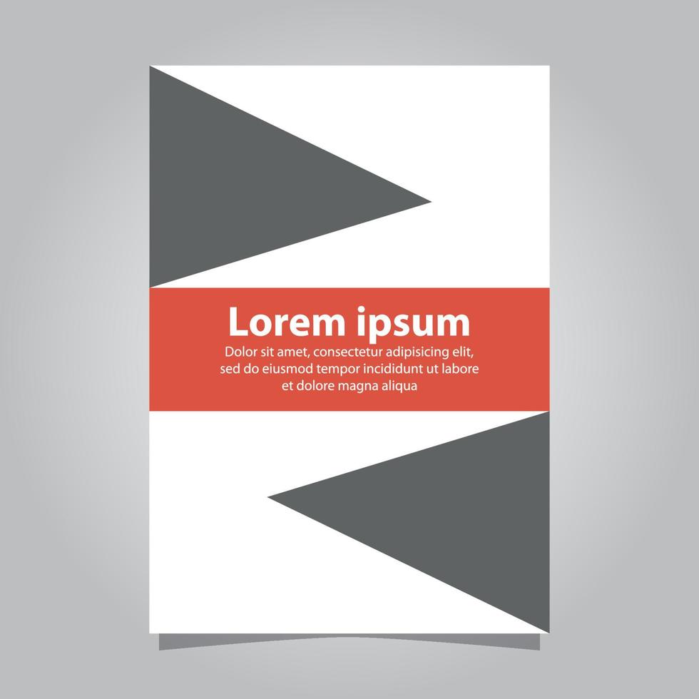 Corporate book cover design template vector