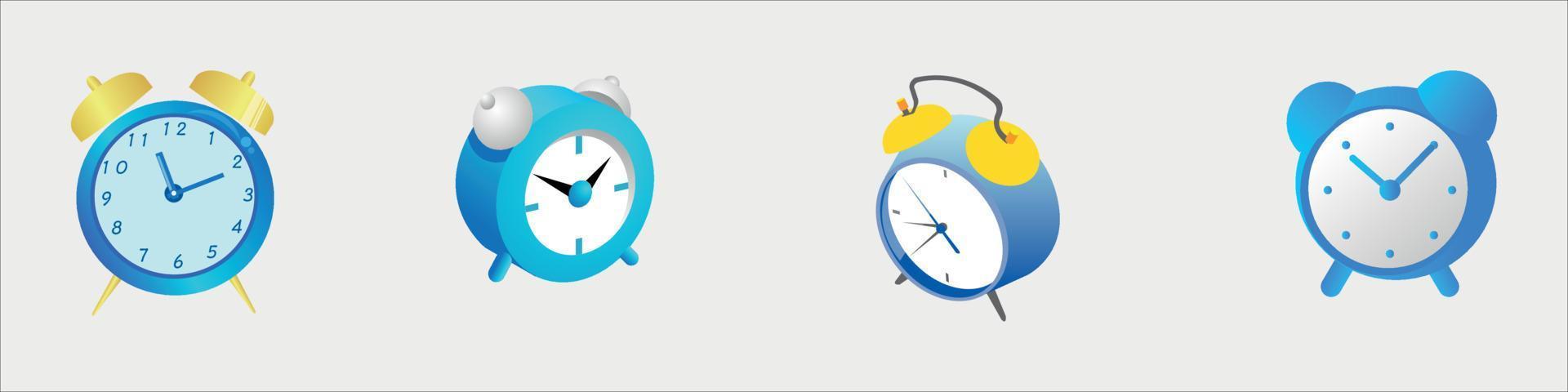 School Clock Flat Icon vector