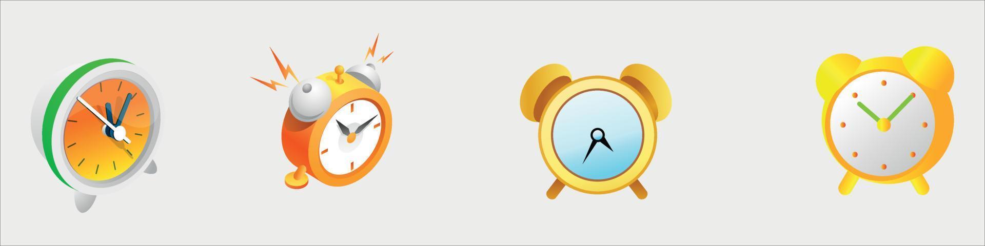 alarm clock is ringing vector