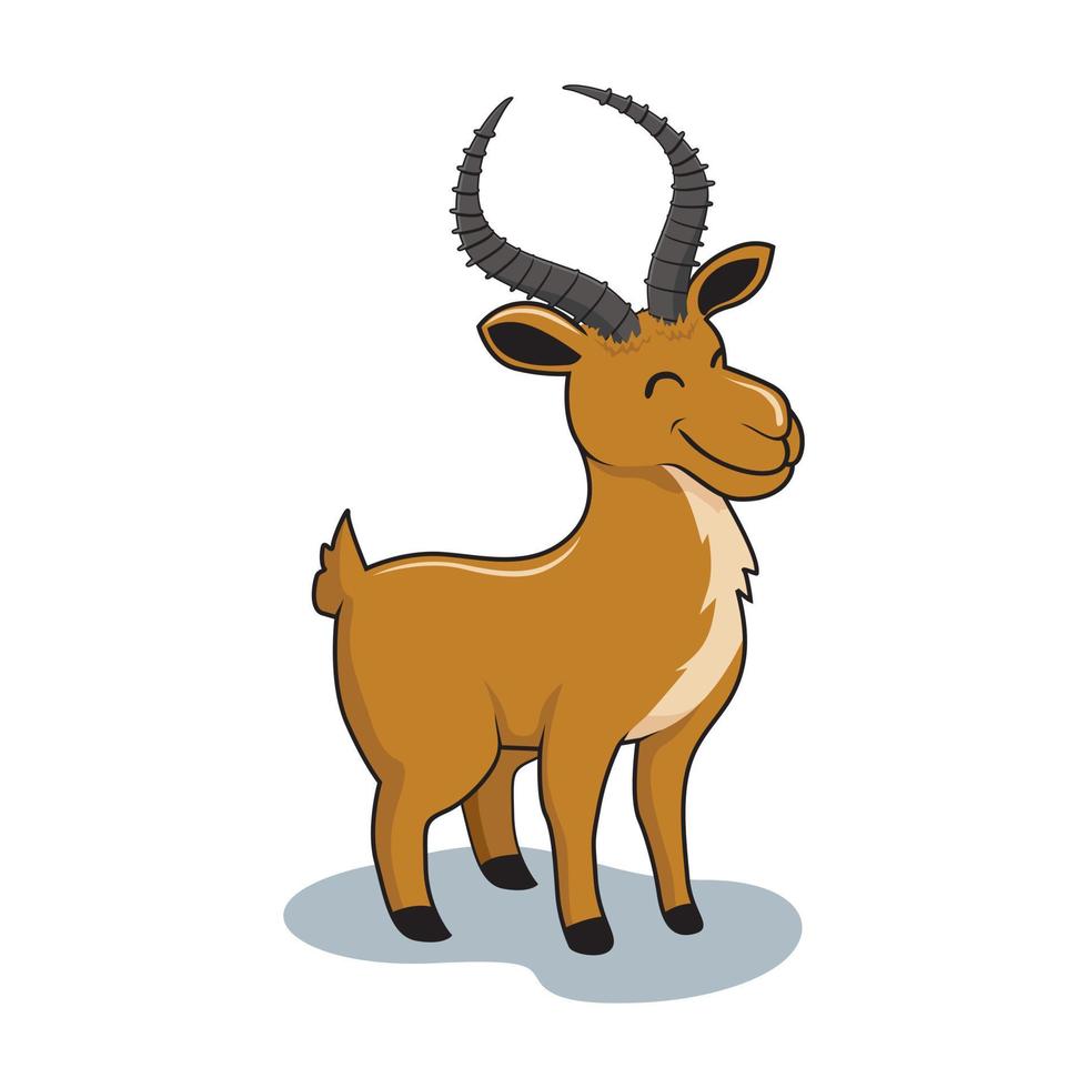 impala cartoon mountain goat ilustraciones vector