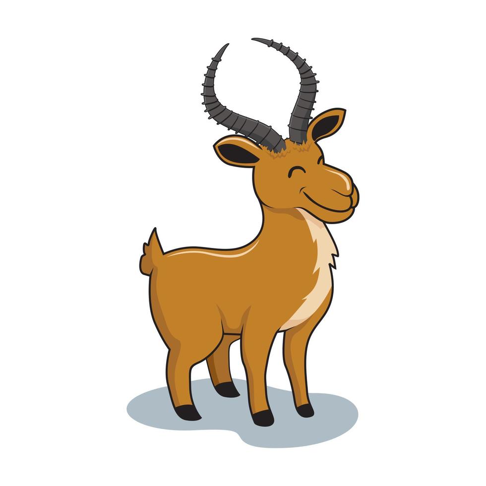 Impala Cartoon Mountain Goat Illustrations vector