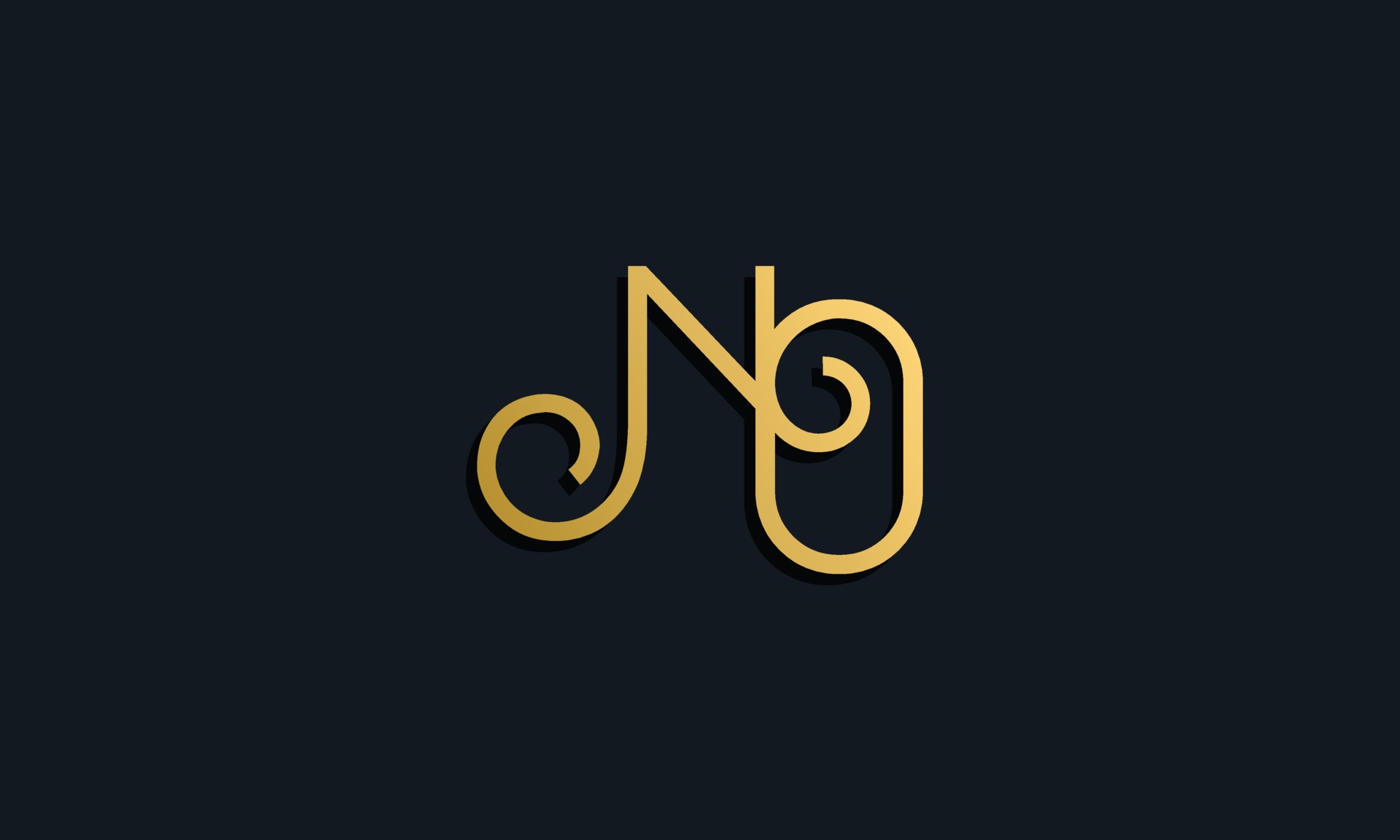 Luxury fashion initial letter NO logo. 3778292 Vector Art at Vecteezy