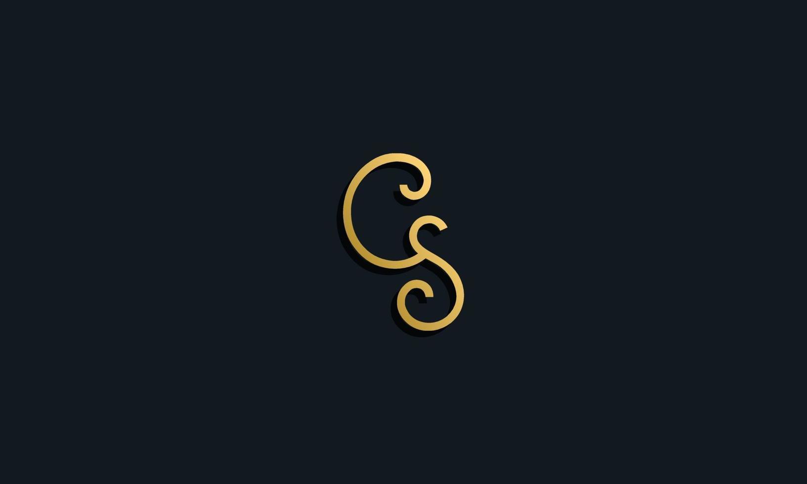 Luxury fashion initial letter CS logo. 3778299 Vector Art at Vecteezy