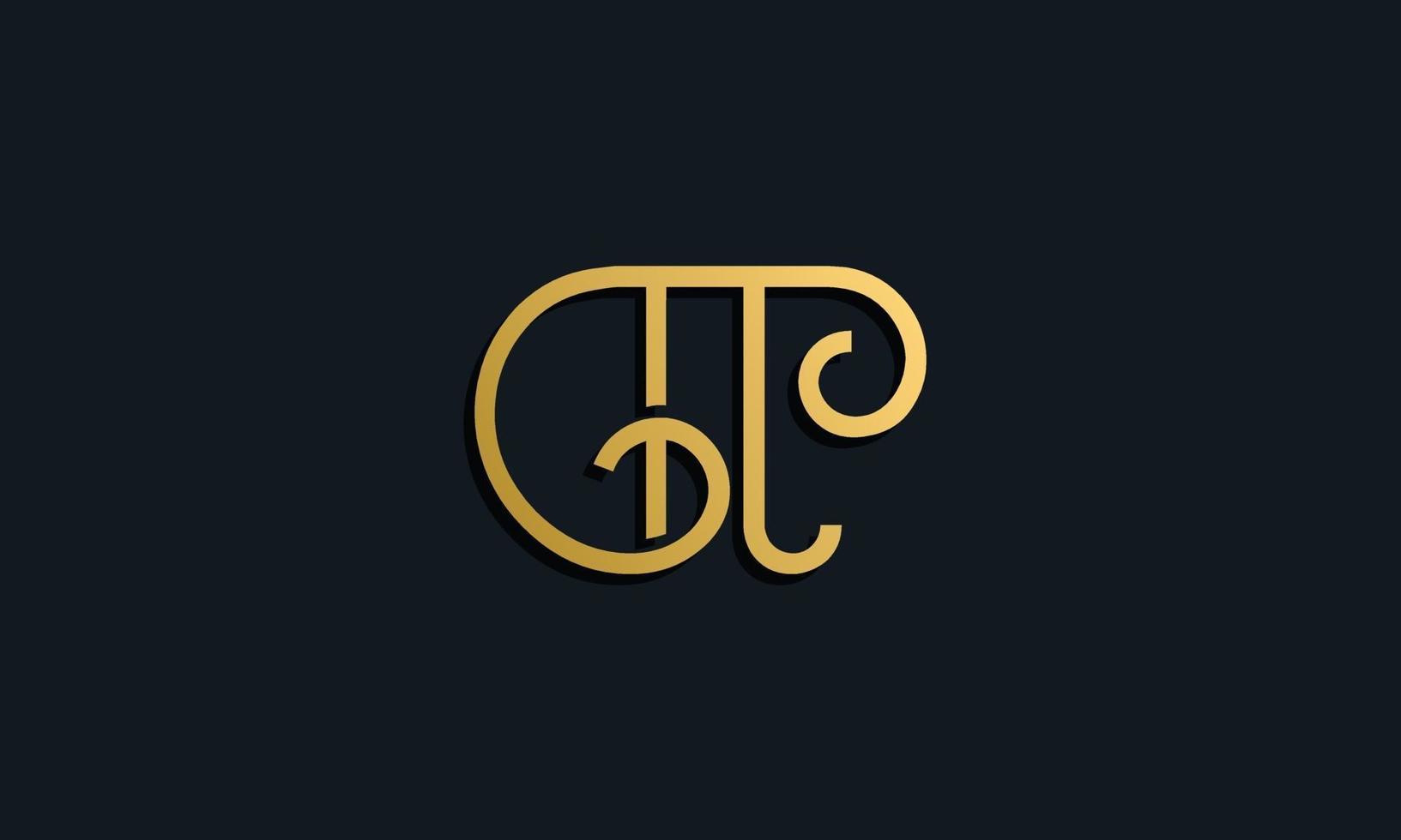 Luxury fashion initial letter DT logo. 3778365 Vector Art at Vecteezy