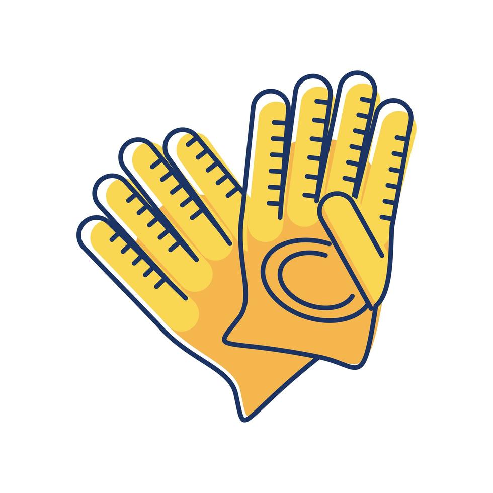 gloves construction tool vector