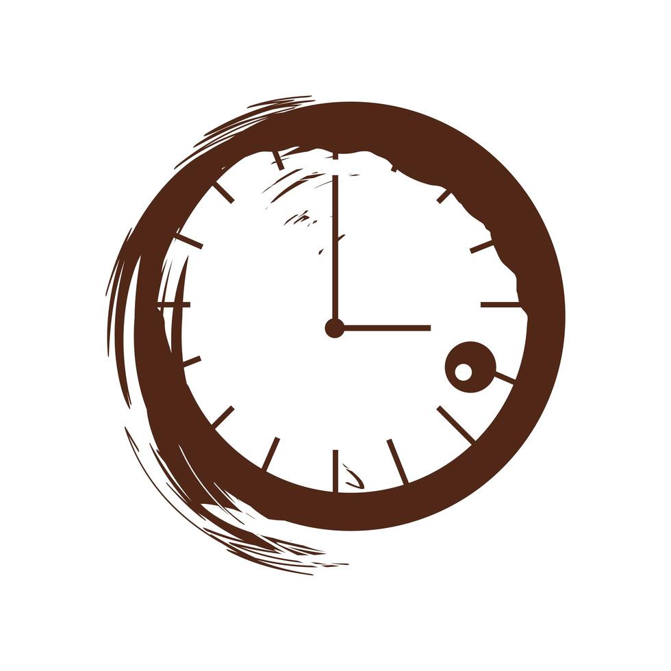 clock time stroke vector