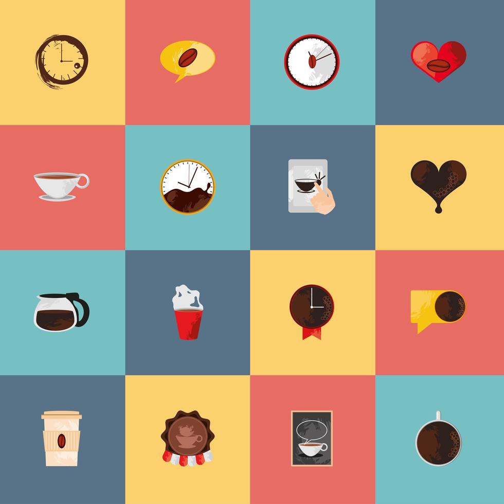 coffee time, break vector