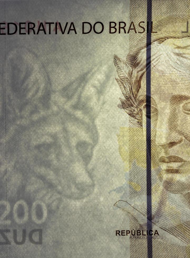 Cassilandia, Mato Grosso do Sul, Brazil, 2021 -new two hundred brazilian real banknote photo