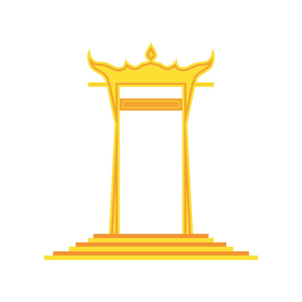 golden gate monument vector