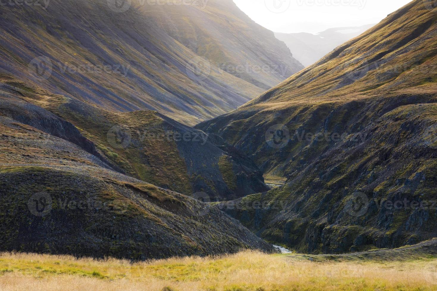 tundra de otoño, norte de islandia foto