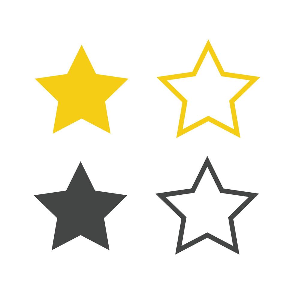 Star Icon Vector. vector