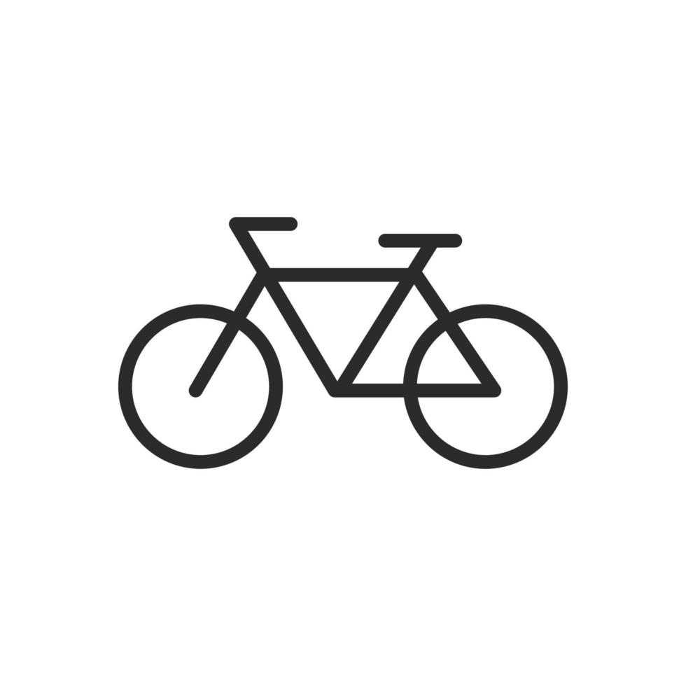 Bicycle Icon vector. vector