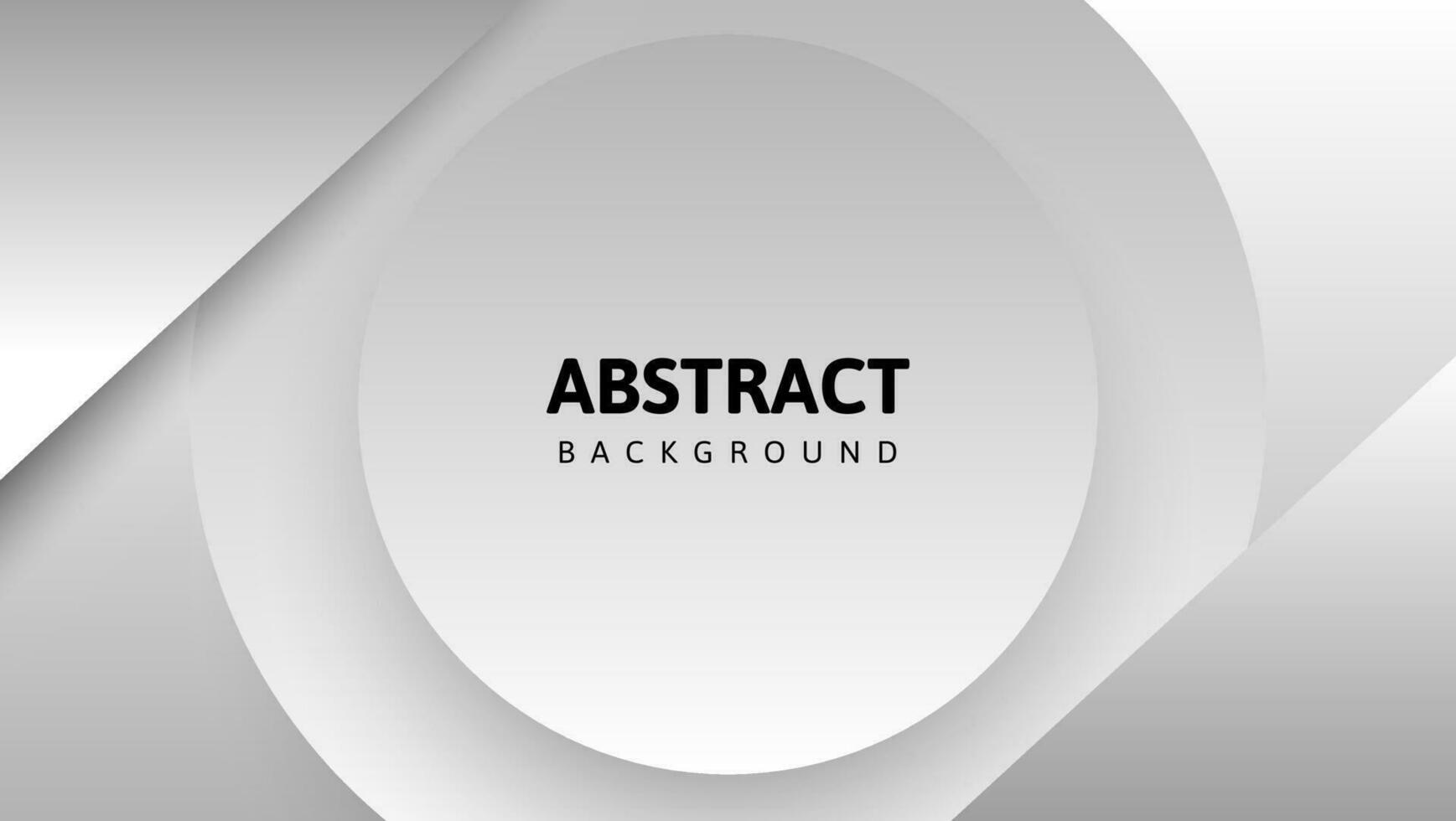 abstract 3D circle paper style layer background with white color vector