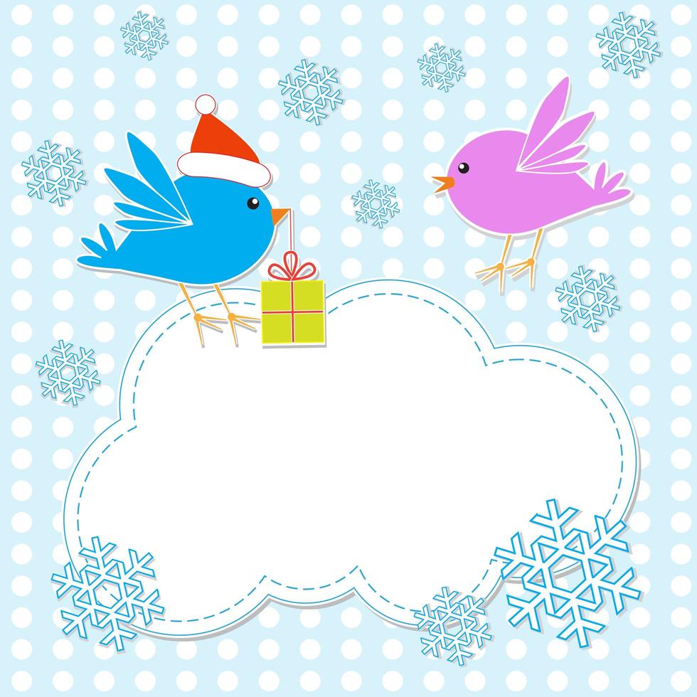 christmas greeting card vector