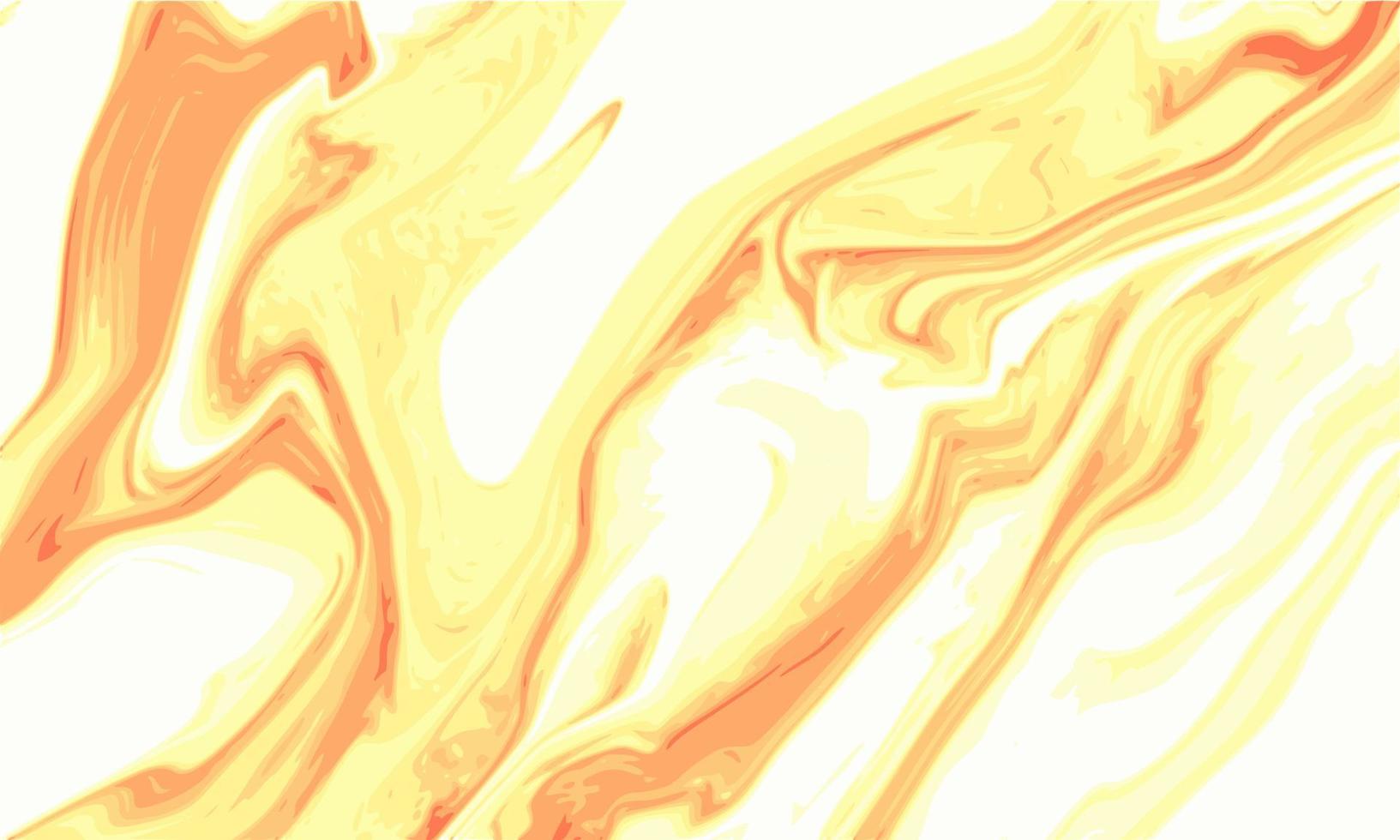 Abstract Yellow Liquid Marble Background vector