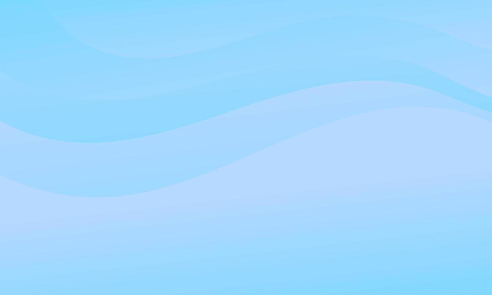 Abstract Blue Fluid Wave Background vector