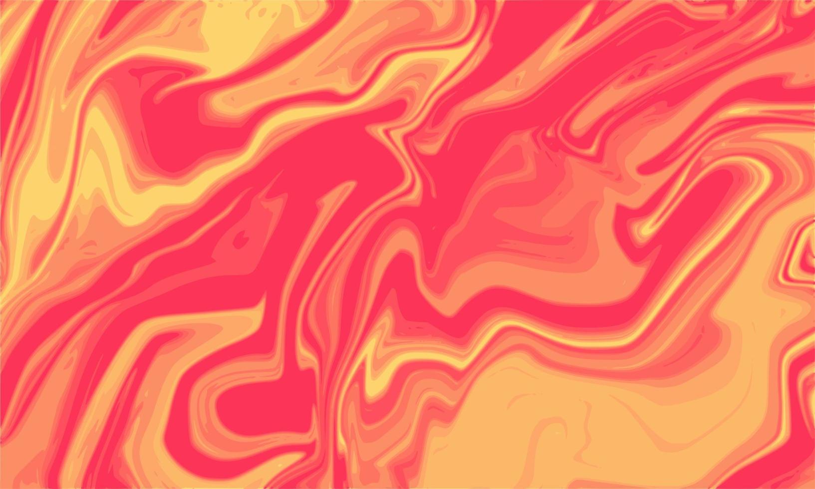 Abstract Orange Liquid Marble Background vector