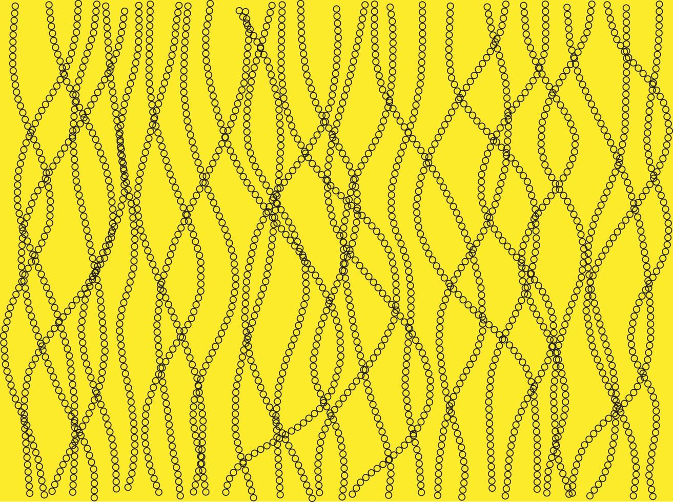 abstract yellow chemical background with molecules vector
