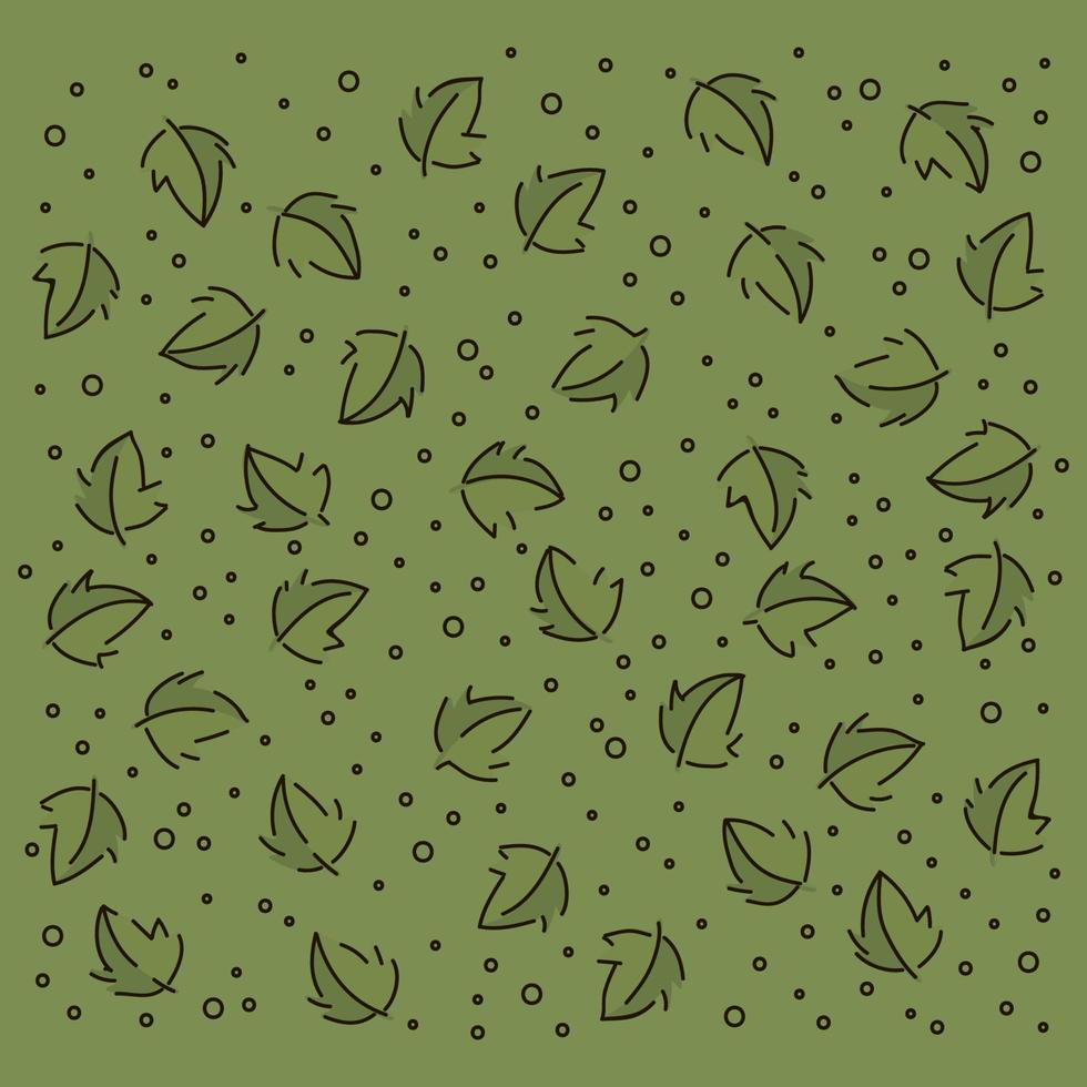 Fondo de postal hojas de té de menta. Decocción natural de menta verde y hierbas para los días de verano. la hora del té. la textura de una bebida con sabor a té para el cartel. toma un buen té. ilustración vectorial vector