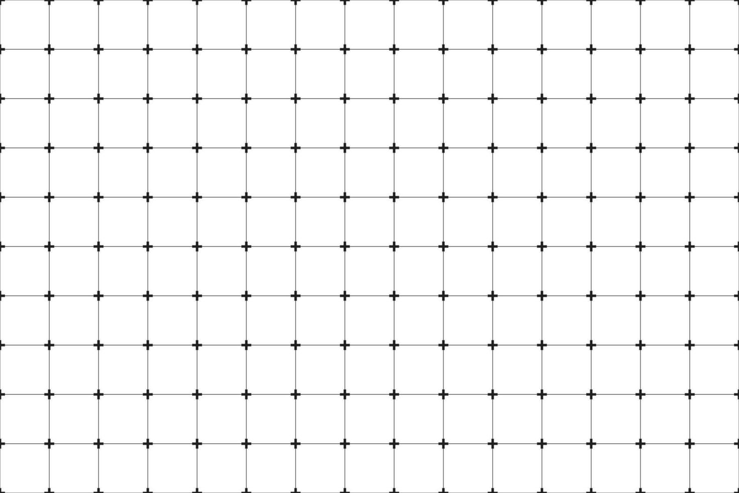 Geometric seamless pattern made from liness and crosses isolated on white background. Monochrome texture vector illustration