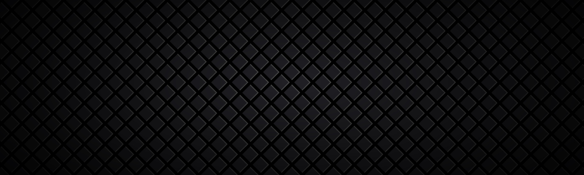 Dark abstract square header. Black mosaic look banner. Modern vector