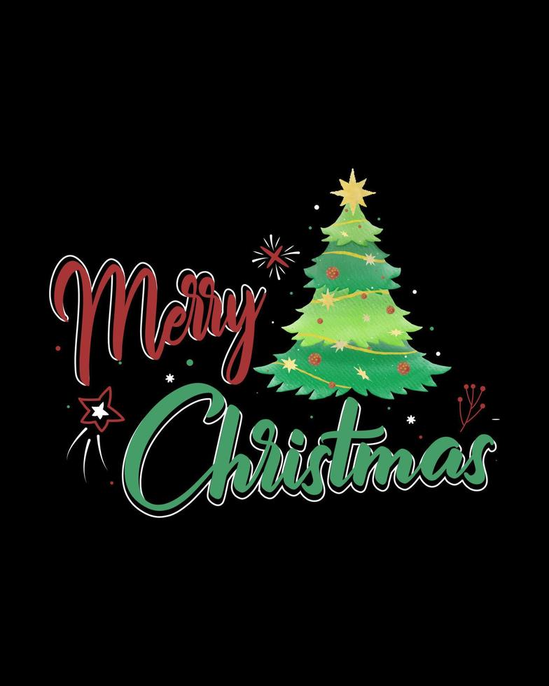 Merry Christmas lettering typography quote. Christmas t-shirt design. Christmas merchandise designs. Christian religion quotes saying for print. vector
