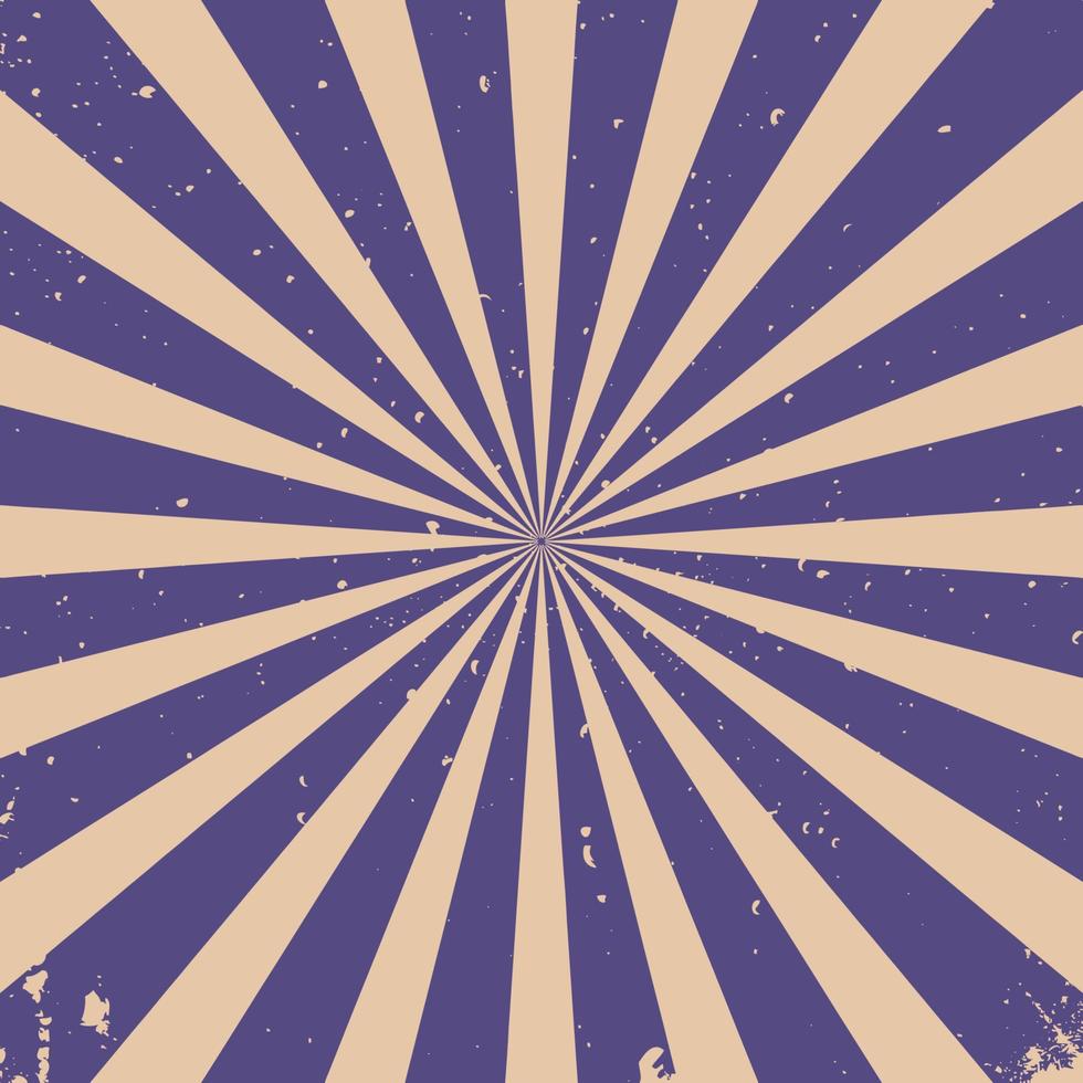 Retro sun background vector