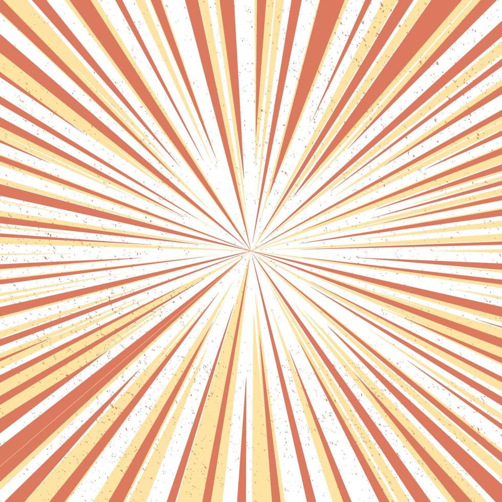 Retro sun background vector