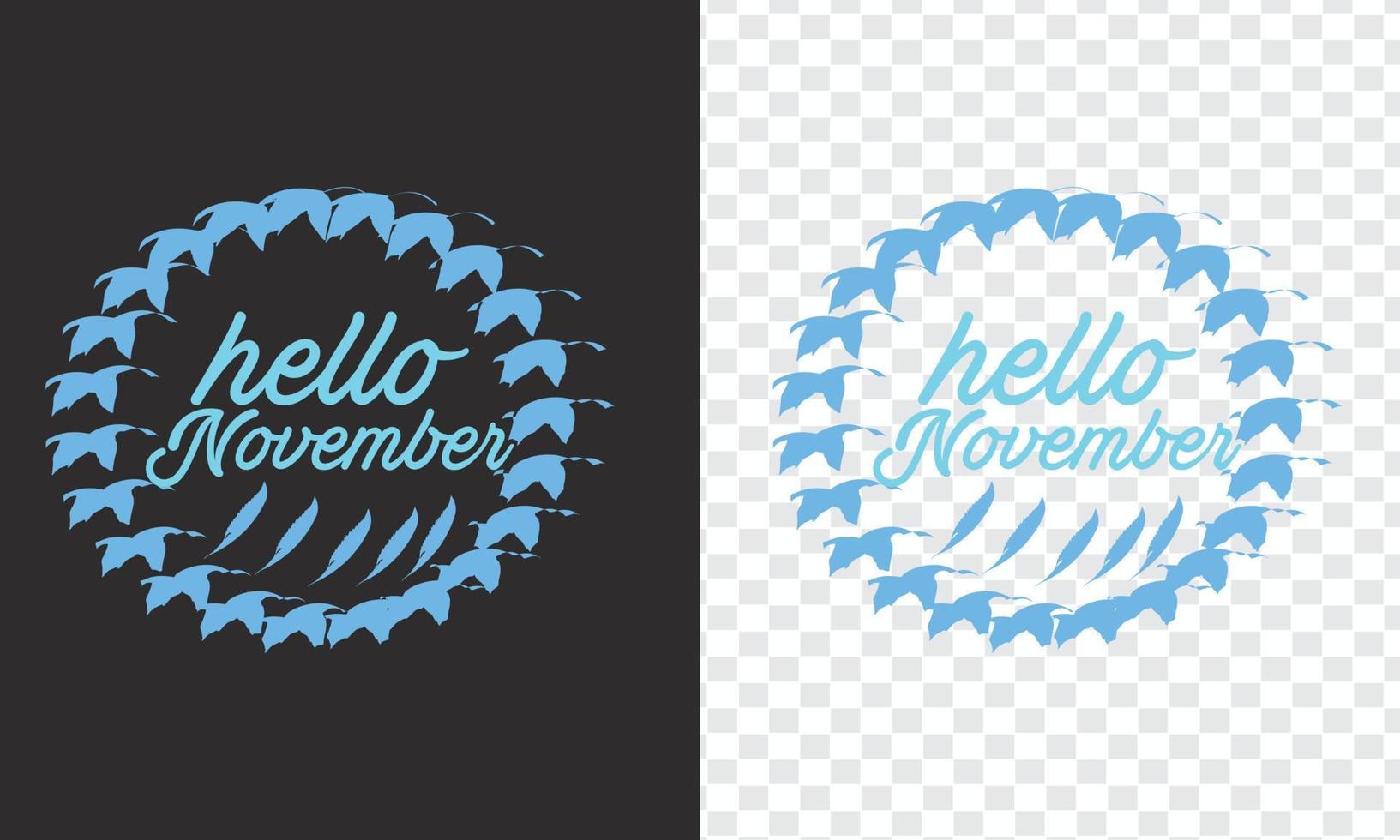 Hello December Month Hand Lettering png With Flowers vector