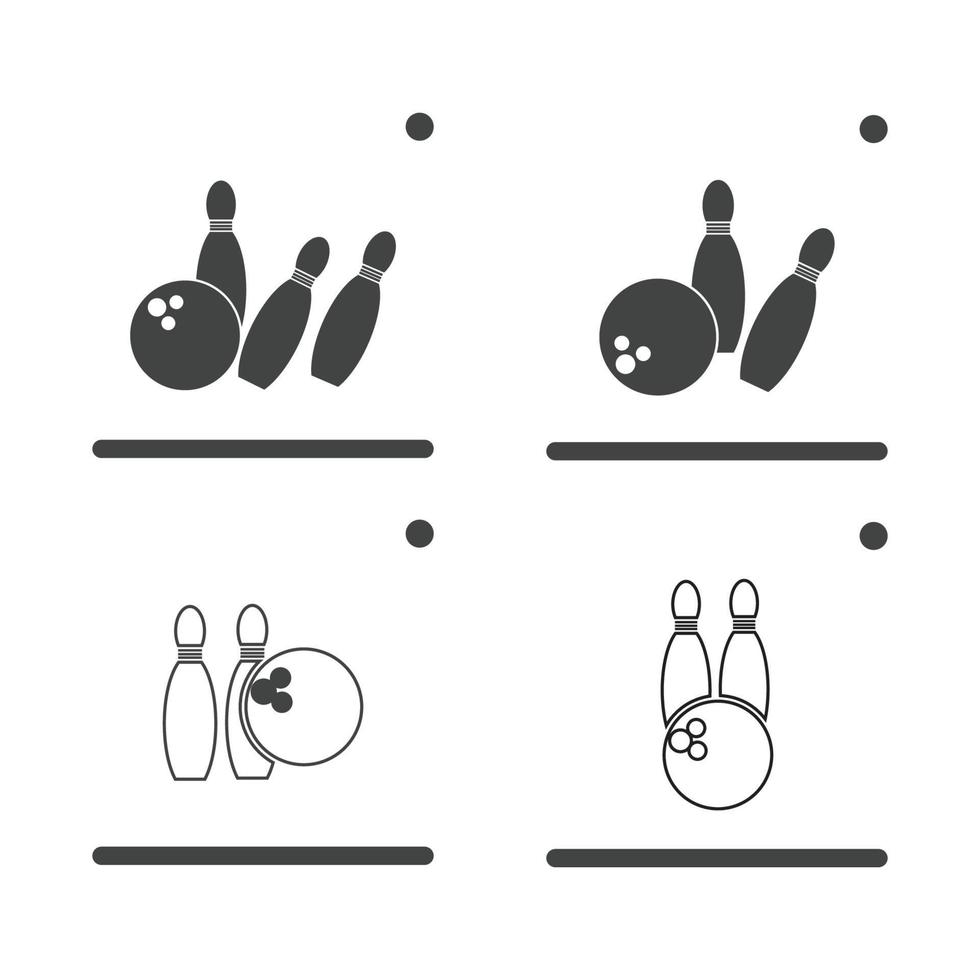 bowling icon graphic design template illustration vector