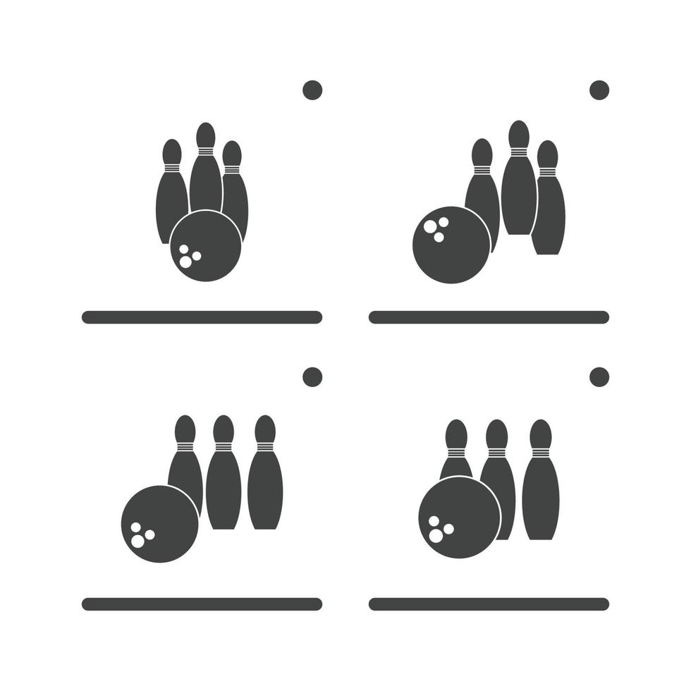 bowling icon graphic design template illustration vector