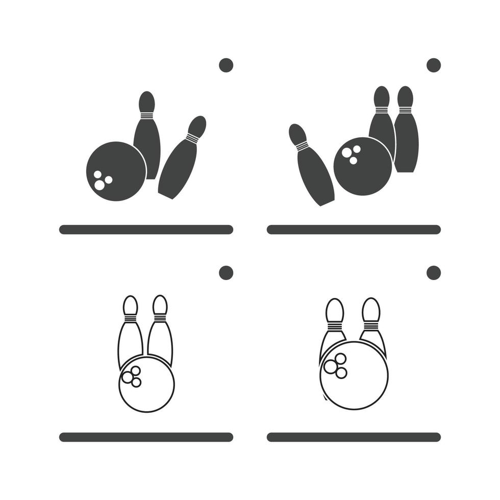 bowling icon graphic design template illustration vector