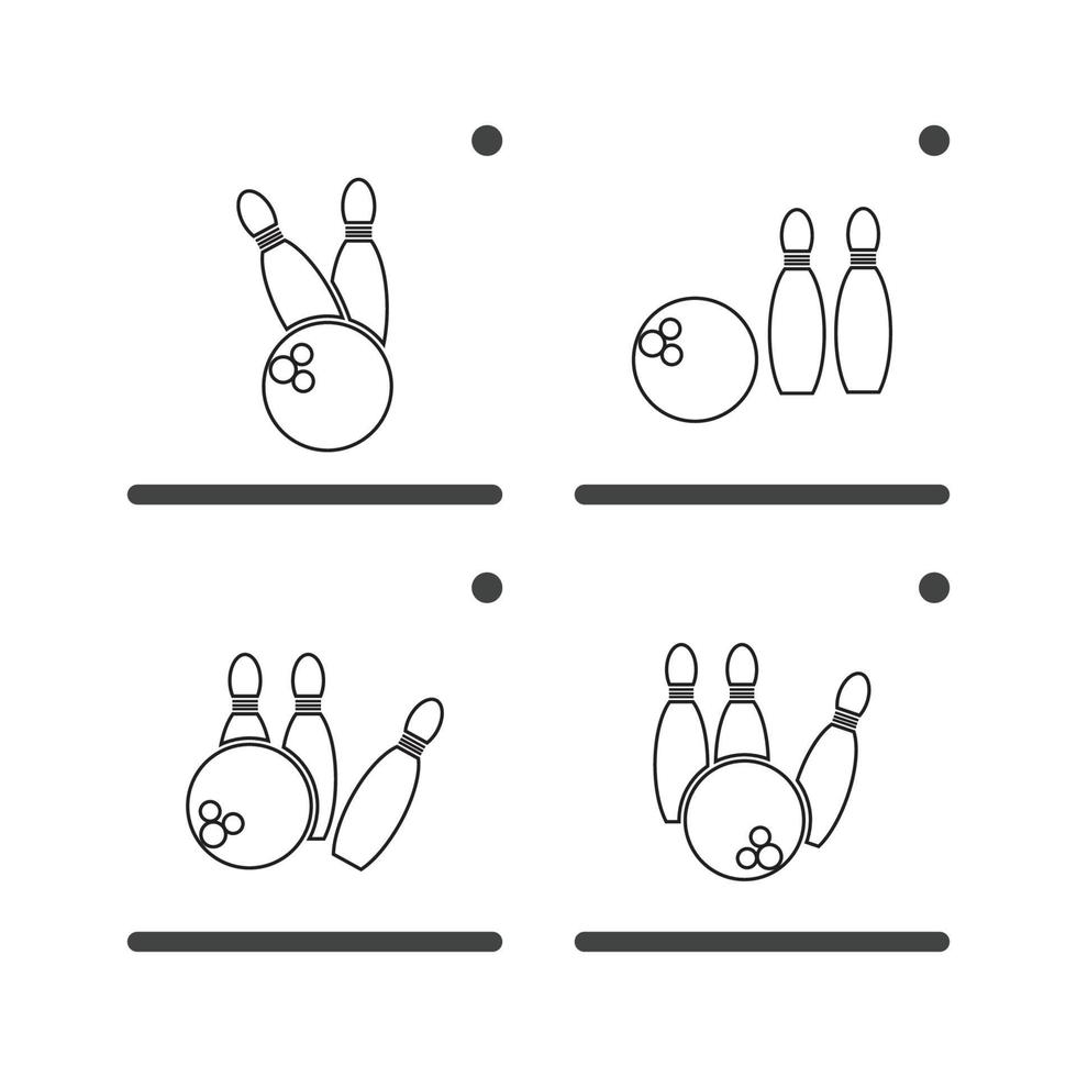 bowling icon graphic design template illustration vector